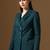 Turquoish assymetrical blazer