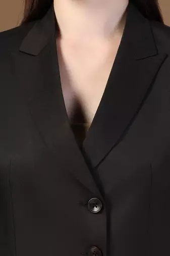 Black angrakha blazer