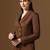 Brown single breasted blazer