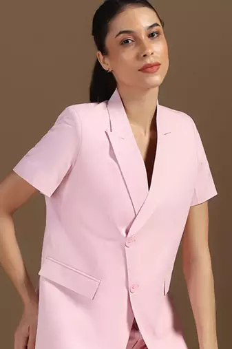 Pink women blazer