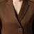 Brown single breasted blazer