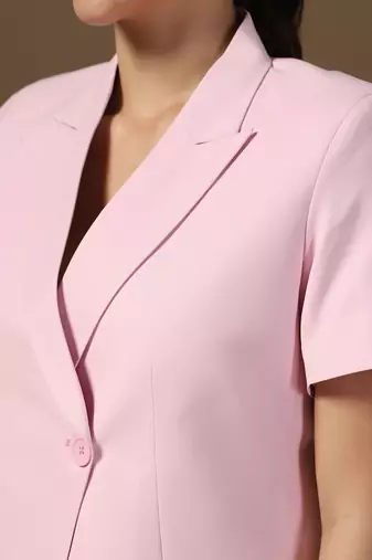 Pink women blazer
