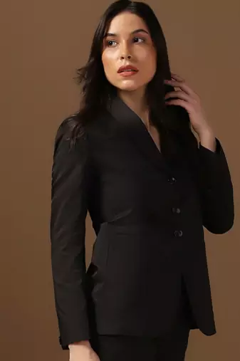Brown women blazer