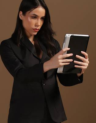 Brown women blazer 5
