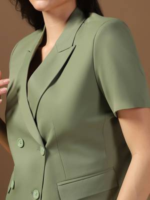 Green women blazer 4