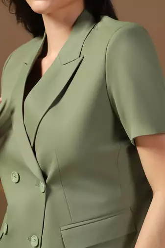 Green women blazer