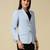 Women ice blue single breasted blazer