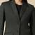 Women dark green single breasted blazer