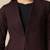 Women maroon single breasted blazer