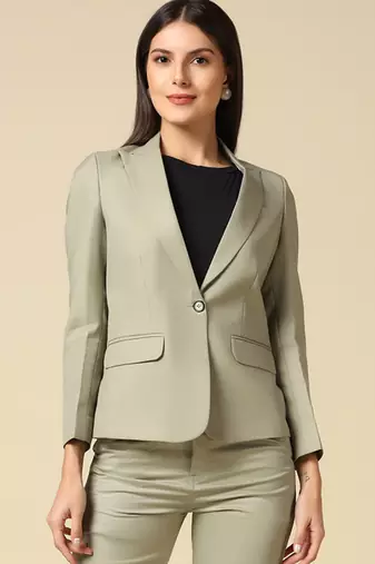 Women pista single breasted blazer