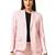 Women pink single breasted blazer