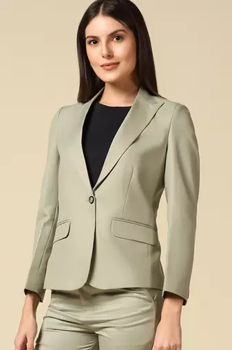 Women pista single breasted blazer