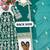 Green heavy faux georgette party wear embroidery suit set