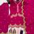 Dark rani pink mal chanderi cotton party wear embroidery farshi salwar suit set