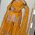 Yellow heavy fandy silk party wear embroidery sharara suit set