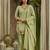 Green mal chanderi cotton party wear embroidery farshi salwar suit set