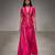 Hot pink embroidered nysha silk co ord set