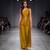 Mustard yellow embroidered dupion silk co ord set