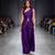 Purple embroidered dupion silk co ord set