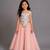 Blue Pink Printed Cotton Silk Co Ord Set
