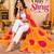 Mustard color printed long shrug for navratri - Full stitched free size