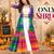 Multicolor color printed long shrug for navratri - Full stitched free size