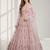 DUSTY SEQUINS & EMBROIDERED NET FESTIVAL LEHENGA CHOLI SET FOR WOMEN'S
