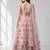 DUSTY SEQUINS & EMBROIDERED NET FESTIVAL LEHENGA CHOLI SET FOR WOMEN'S