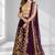 PURPLE SEQUINS & EMBROIDERED VELVET FESTIVAL LEHENGA CHOLI SET FOR WOMEN'S