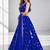 LIGHT BLUE MIRROR & EMBROIDERED ART SILK FESTIVAL LEHENGA CHOLI SET FOR WOMEN'S