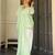 Women's khadi cotton straight light green farsi salwar set with dupatta