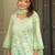 Women's khadi cotton straight light green farsi salwar set with dupatta