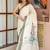 Mayuri- Linen Handwoven Saree with hand embroidery