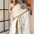 Mayuri- Linen Handwoven Saree with hand embroidery