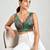 Multi coloured woven design brocade saree blouse