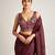 Multi coloured woven design brocade saree blouse