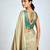 Multi coloured woven design brocade saree blouse