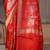 Zara- red chiffon saree crafted for effortless elegance and timeless charm