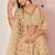Beige Net Embroidered & Zari Work Semi Stitched Lehenga Choli