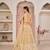 Beige Net Embroidered & Zari Work Semi Stitched Lehenga Choli