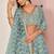 Sea Green Net Embroidered & Zari Work Semi Stitched Lehenga Choli