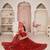 Red Net Embroidered & Zari Work Semi Stitched Lehenga Choli