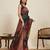 black minakari and zari work ful border silk blend saree with blouse