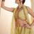 Yeelow Net Embroidered & Zari Work Semi Stitched Lehenga Choli