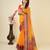 Mustard kota doriya cotton silk saree with blouse