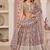 Onion Net Embroidered & Zari Work Semi Stitched Lehenga Choli