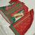 Red Real Premium Digital Crep Silk Readymade Cord Set With Mirror Work
