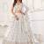 Off White Net Embroidered & Thread Work Semi Stitched Lehenga Choli