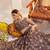 Purple Net Embroidered & Zari Work Semi Stitched Lehenga Choli