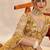 Yellow Net Embroidered & Thread Work Semi Stitched Lehenga Choli
